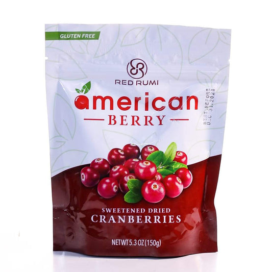 AMERICAN BERRY GLUTEN FREE CRANBERRIES 150 POUCH GM