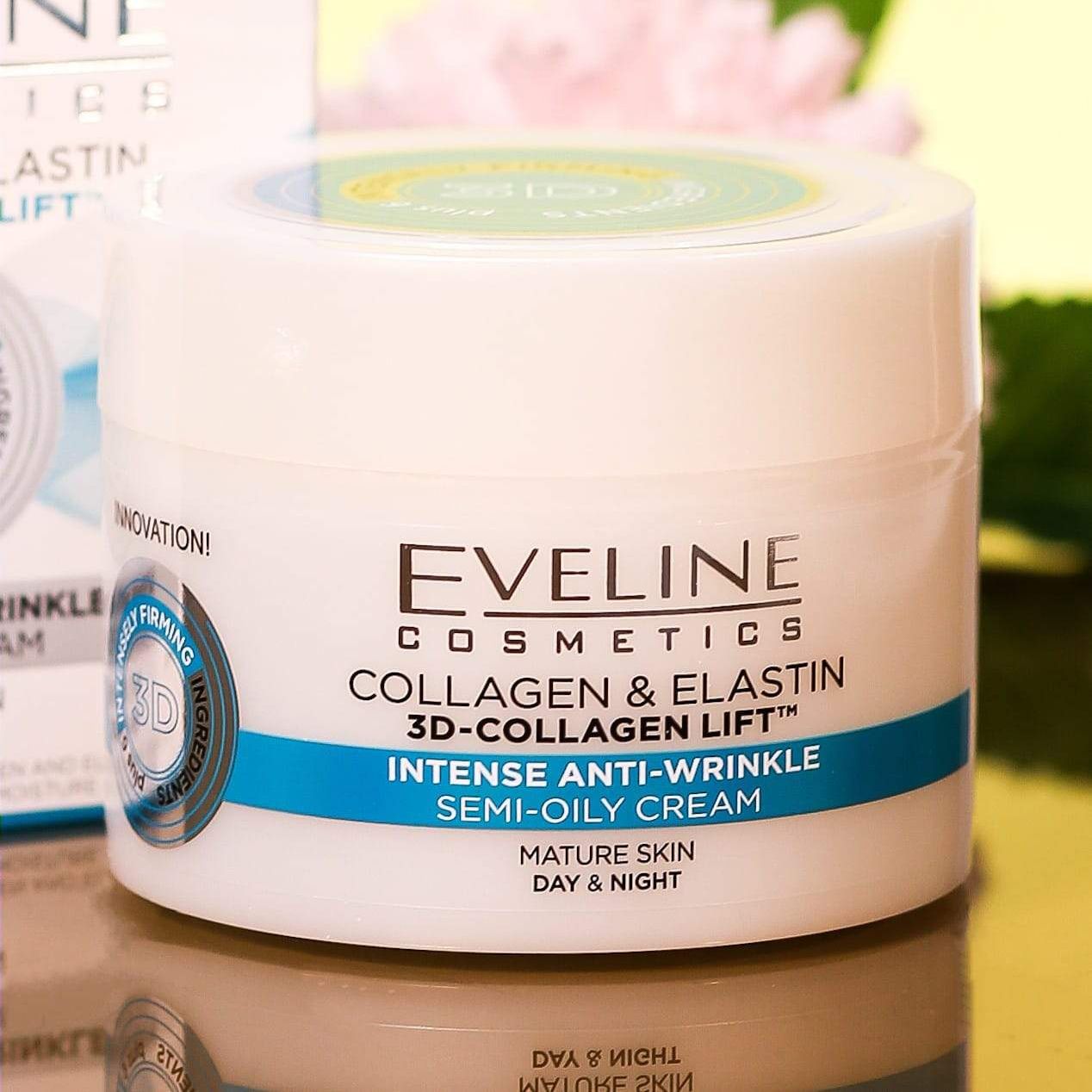 EVELINE COLLAGEN AND ELASTIN 3D INTENSE ANTI-WRINKLE SEMI OI