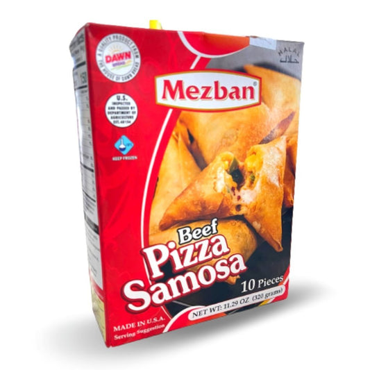 Mezban Beef Pizza Samosa