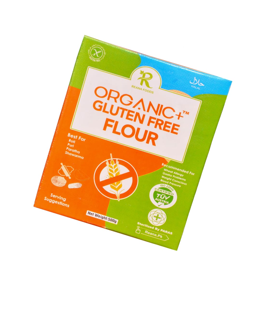 REANA FOODS ORGANIC GLUTEN FREE FLOUR 500 GM