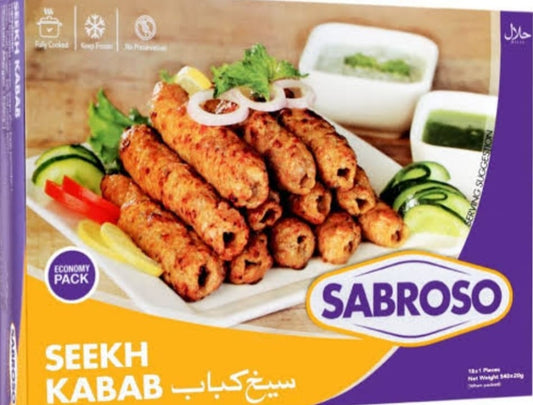 SABROSO SEEKH KABAB 18 PC 540 GM