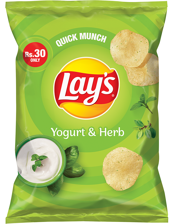 LAYS YOGURT & HERB CHIPS 23GM