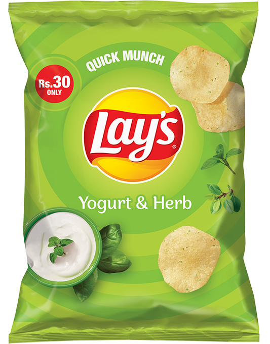 LAYS YOGURT & HERB CHIPS 23GM