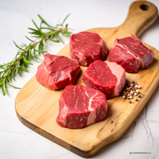 Halal Fillet Mignon - Whole Tenderloin | Cut and Packed Fresh | High Quality |