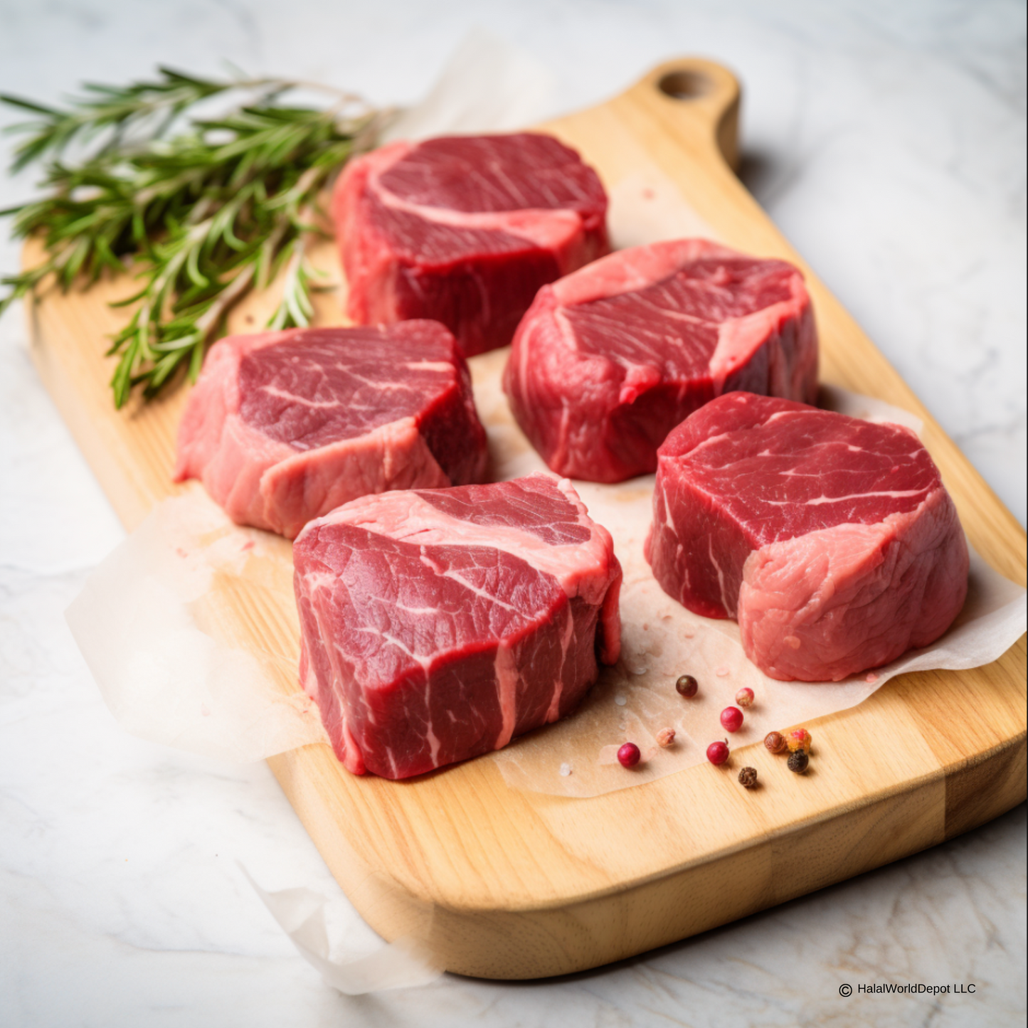 Halal Fillet Mignon - Whole Tenderloin | Cut and Packed Fresh | High Quality |