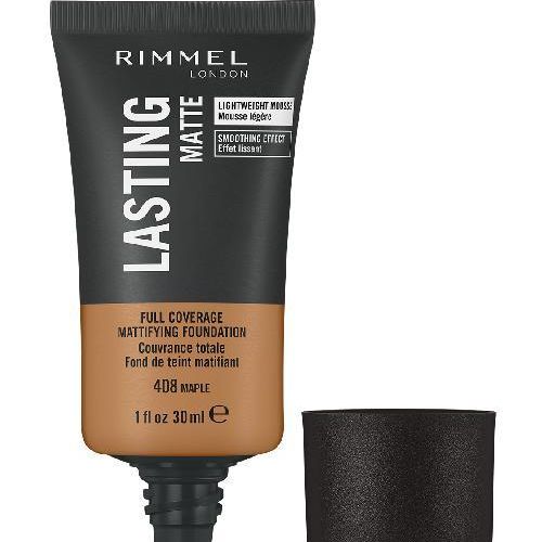 RIMMEL LASTING MATTE FOUNDATION 408 MAPLE 30ML