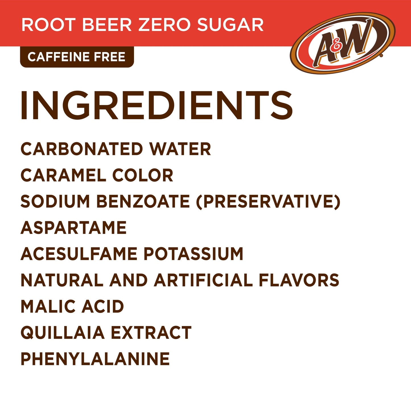 A&W Zero Sugar Root Beer Soda, 12 fl oz cans, 12 pack