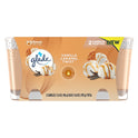 Glade Small Twin Candle, Scented Candles, Vanilla Caramel Twist, 3.4 oz, Pack of 2