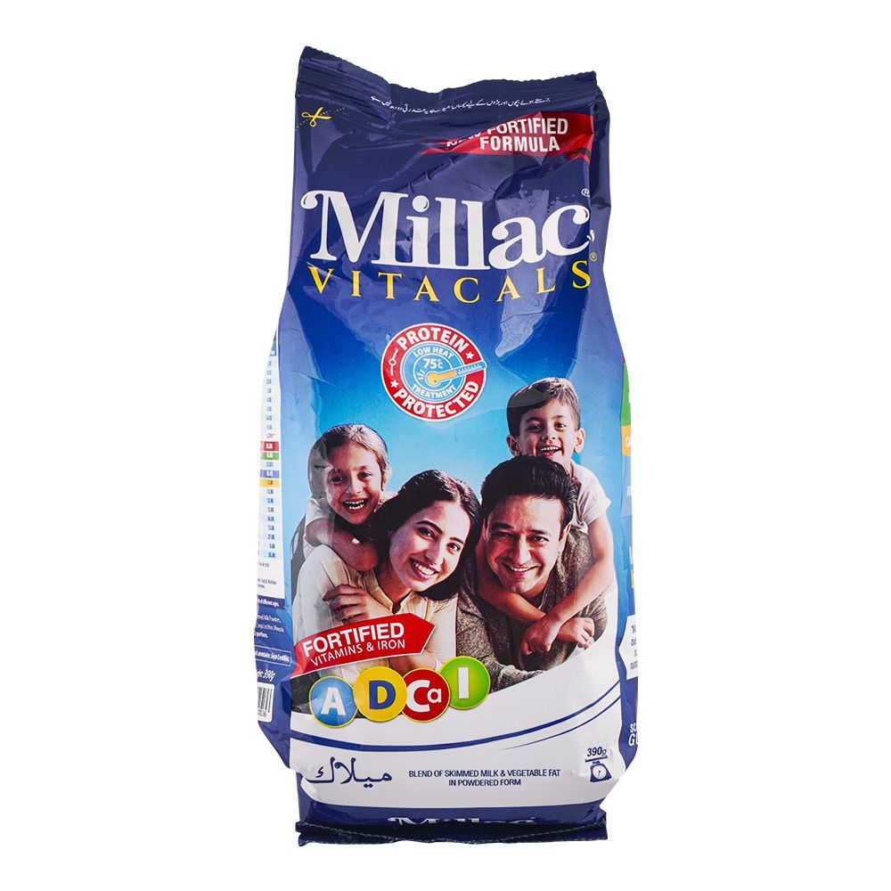 MILLAC INSTANT MILK POWDER POUCH  390 GM