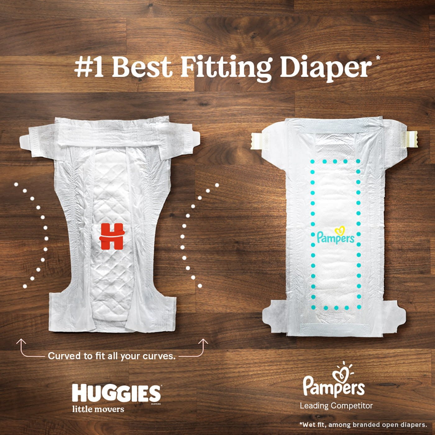 Huggies Little Movers Baby Diapers, Size 4, 22 Ct (Select for More Options)