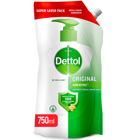 DETTOL HAND WASH ORIGINAL REFILL POUCH 750ML