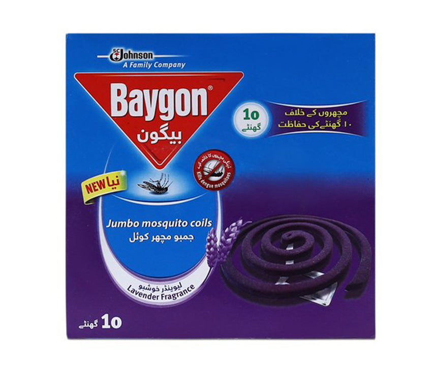 BAYGON MOSQUITO COILS JUMBO 10 HOURS