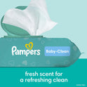 Pampers Baby Fresh Baby Wipes 3X Flip-Top Packs 216 Wipes