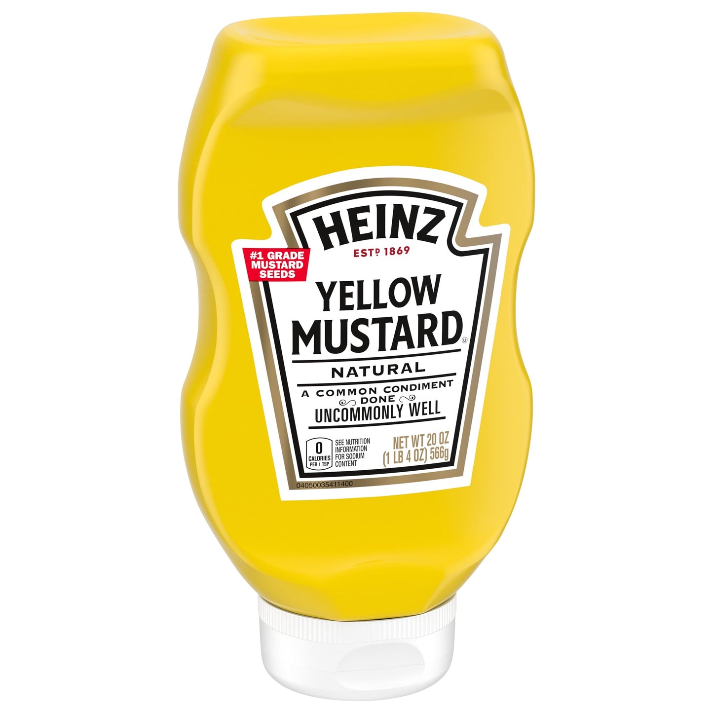 Heinz Yellow Mustard, 20 oz Bottle