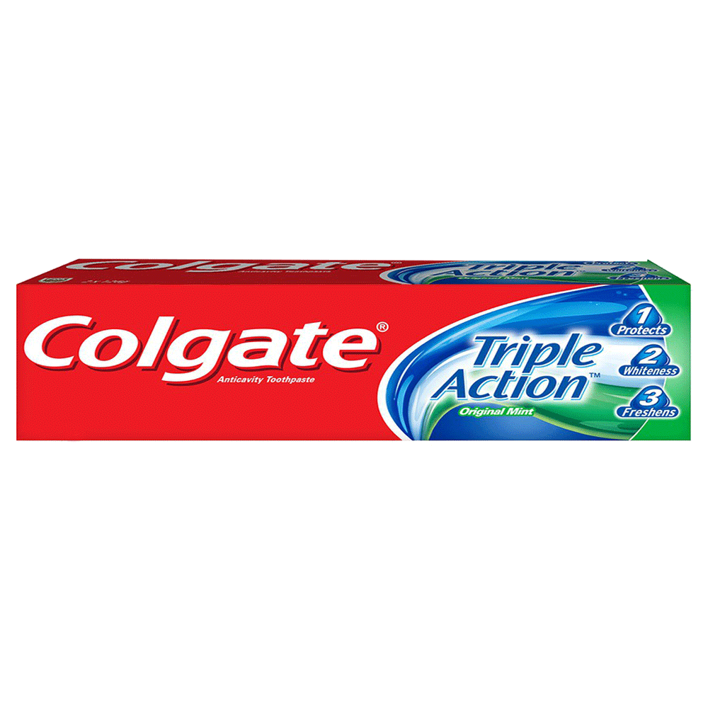 COLGATE TOOTH PASTE TRIPLE ACTION ORIGINAL MINT 170 GM BASIC