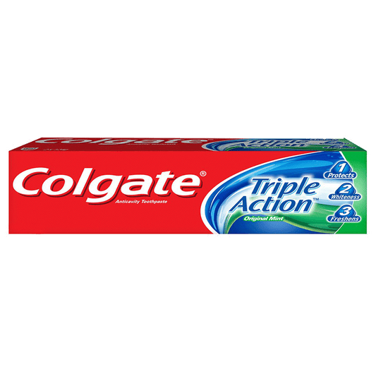 COLGATE TOOTH PASTE TRIPLE ACTION ORIGINAL MINT 170 GM BASIC