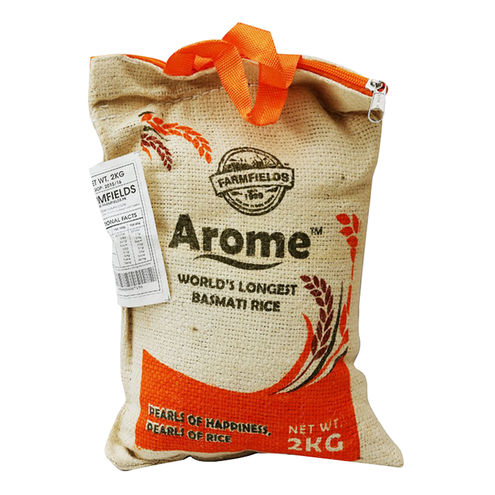 FarmFields AROME RICE NATURAL 3X 2 KG - ORANGE