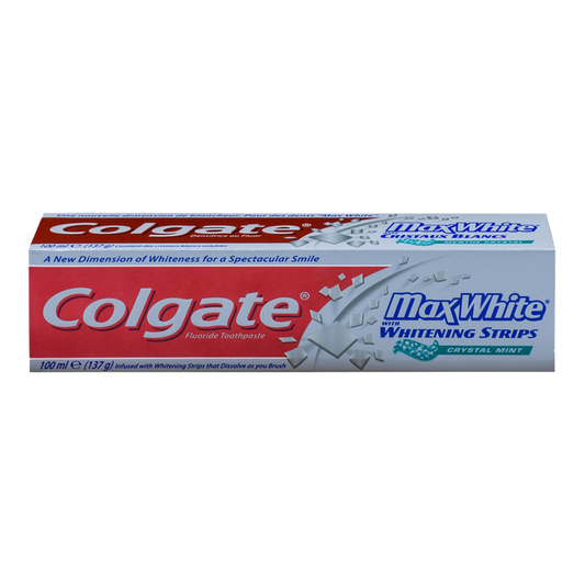 COLGATE TOOTH PASTE MAX WHITE CRYSTAL MINT 100 ML