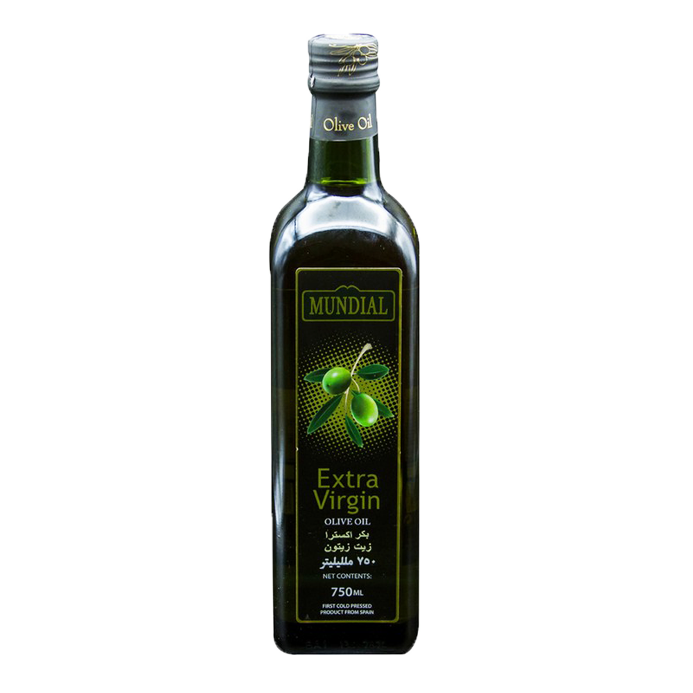 MUNDIAL OLIVE OIL EXTRA VIRGIN BOTTLE 750 ML