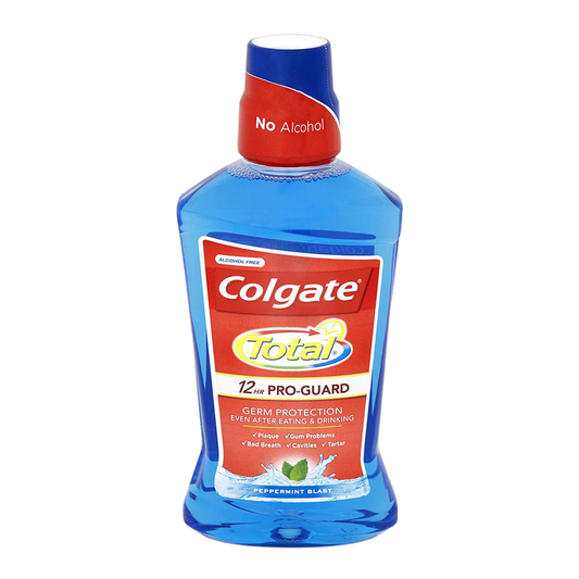 COLGATE MOUTH WASH TOTAL PEPPERMINT BLAST 250 ML BASIC