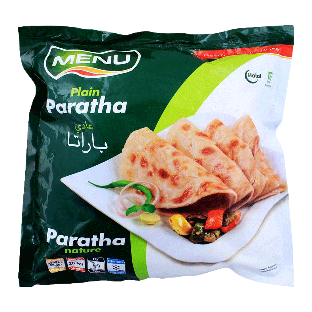 MENU  PLAIN PARATHA  20 PCS PC