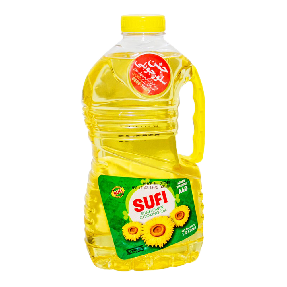 SUFI SUNFLOWER COOKING OIL BOTTLE 1.8LTR