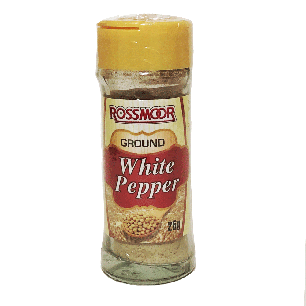 ROSSMOOR GROUND WHITE PEPPER 25 GM