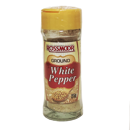 ROSSMOOR GROUND WHITE PEPPER 25 GM