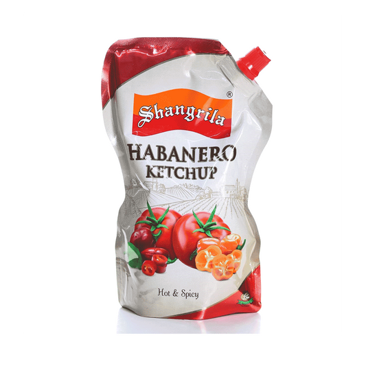 SHANGRILA HABANERO KETCHUP HOT & SPICY POUCH 400 GM