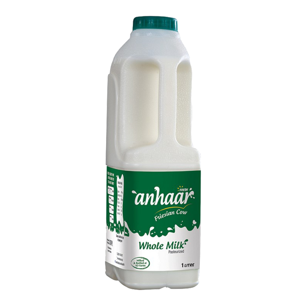 ANHAAR WHOLE MILK 1 LTR