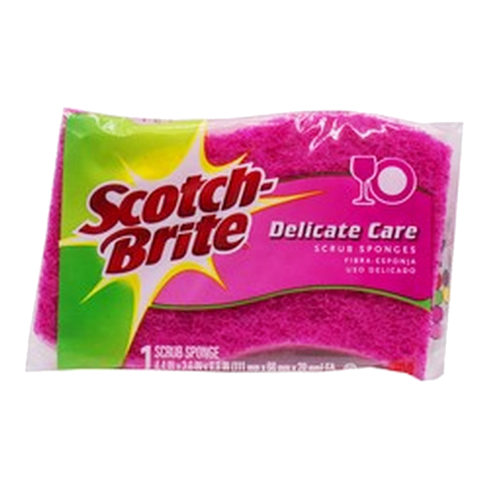 SCOTCH BRITE SPONGE DELICATE CARE SCRUB 1PC