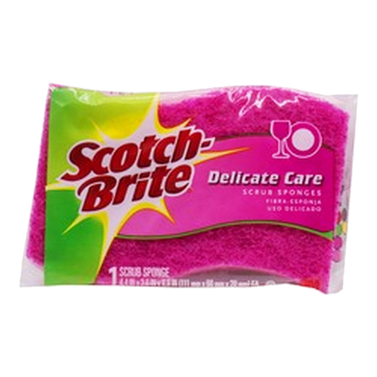 SCOTCH BRITE SPONGE DELICATE CARE SCRUB 1PC