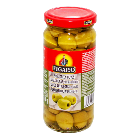 FIGARO OLIVES PITTED GREEN 240 GM