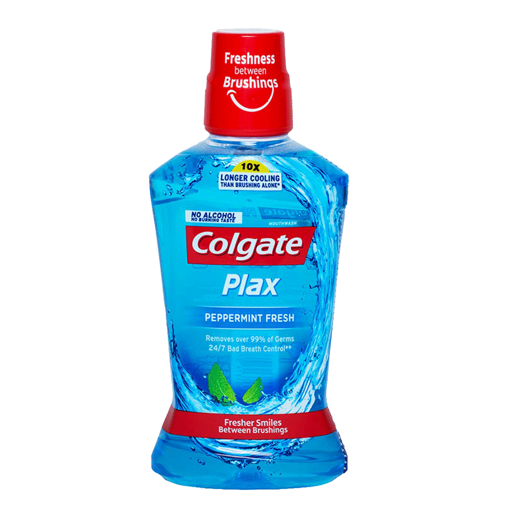 COLGATE MOUTH WASH PLAX PEPPER MINT 250 ML BASIC