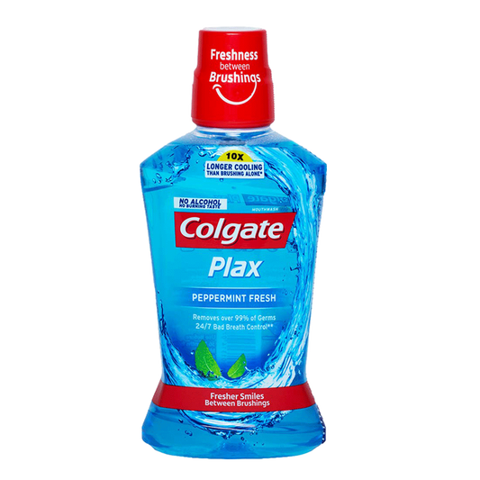 COLGATE MOUTH WASH PLAX PEPPER MINT 250 ML BASIC