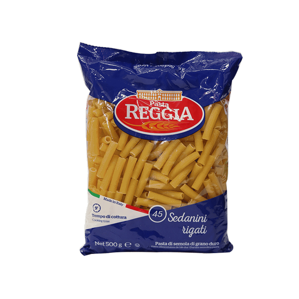 REGGIA PASTA 45 SEDANINI RIGATI 500 GM