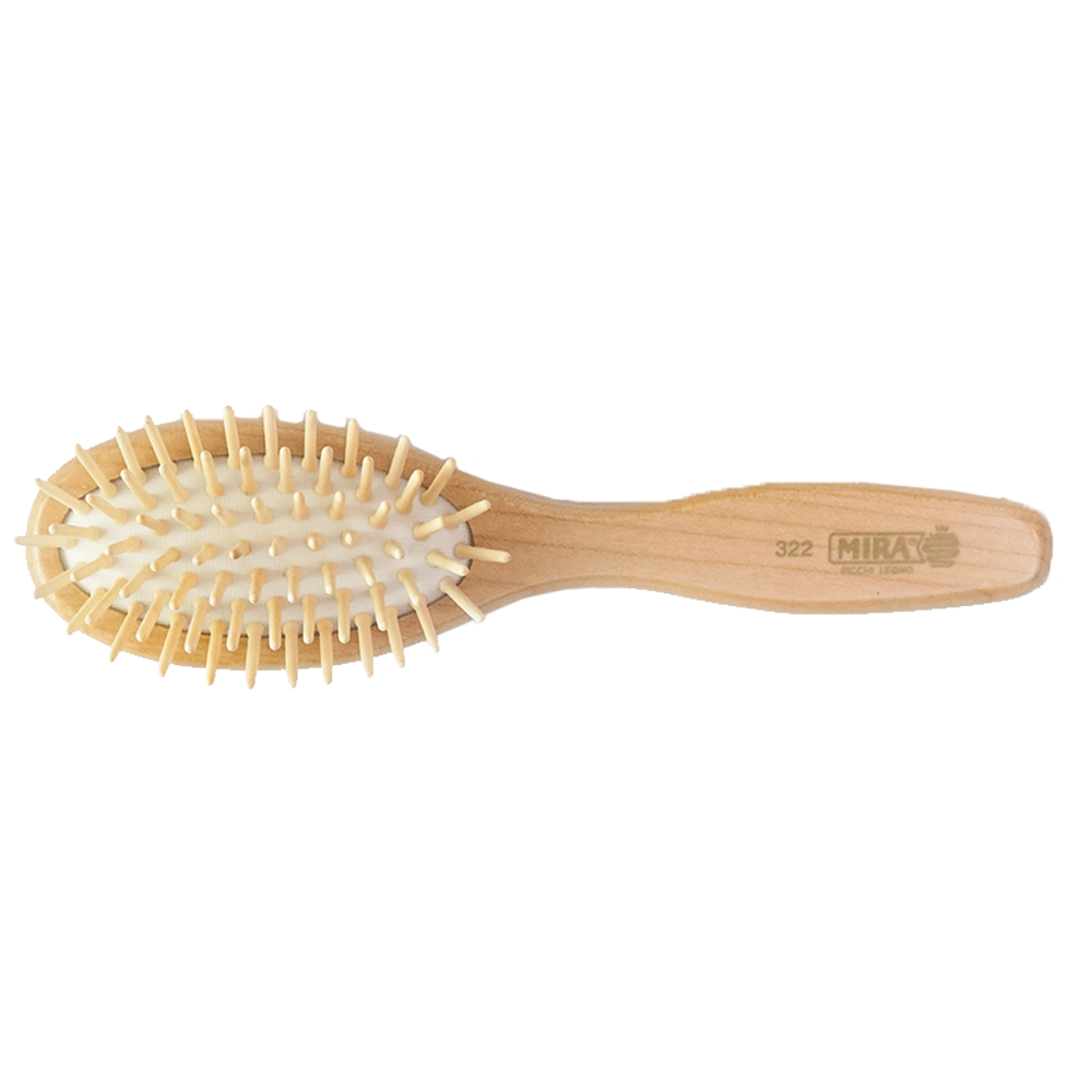 Mira Hair Brush Wooden 322 Pc