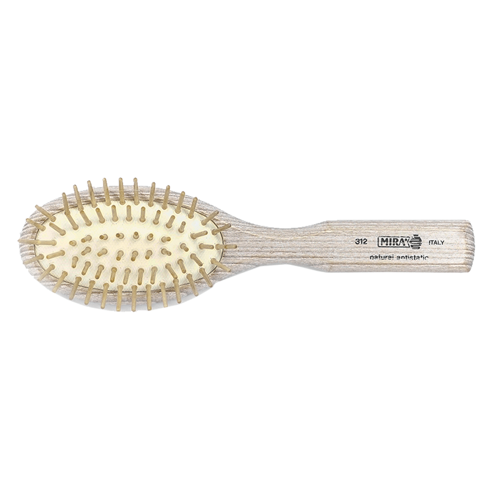 Mira Hair Brush Wooden Art-312