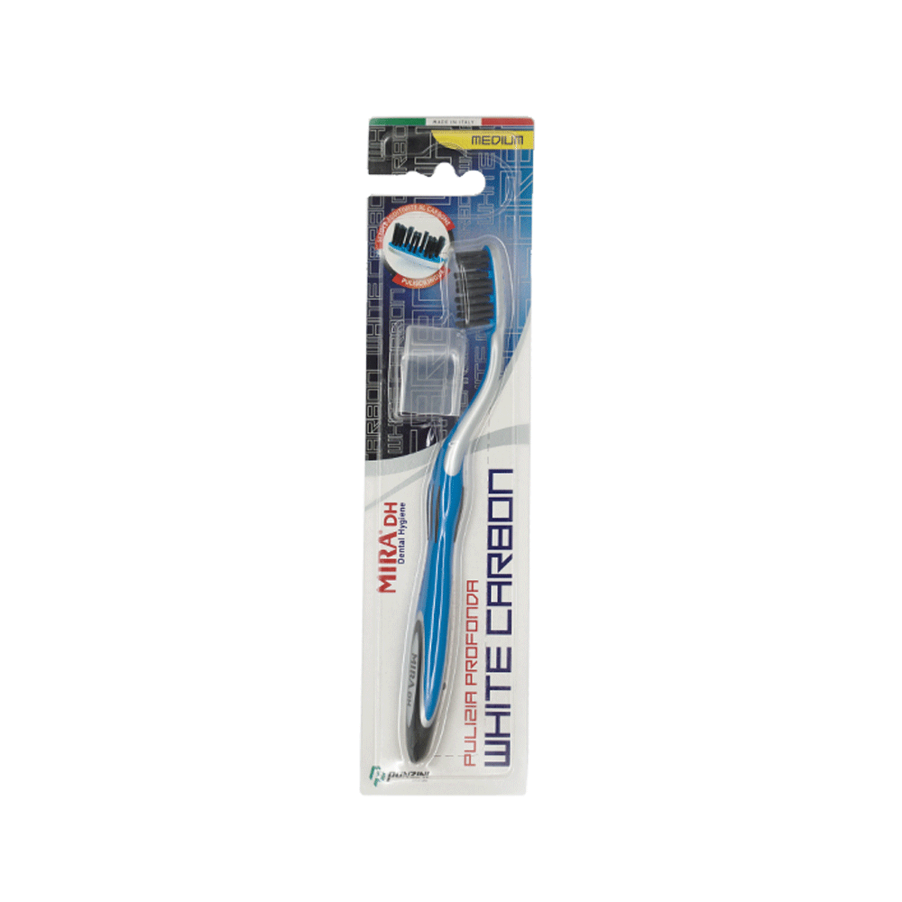 Sharida Marketing Mira Tooth Brush White Carbon