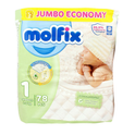 MOLFIX DIAPERS NEW BORN NO1 2-5 KG 78PCS