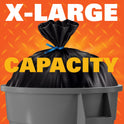 Hefty Heavy Duty Contractor Extra Large Trash Bags, 55 Gallon, 16 Count