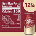 Dr Pepper & Cream Soda, 12 fl oz cans, 12 pack