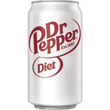 Diet Dr Pepper Soda, 12 fl oz cans, 24 pack