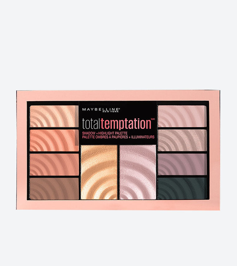 Maybelline New York Total Temptation Eyeshadow + Highlighter Palette