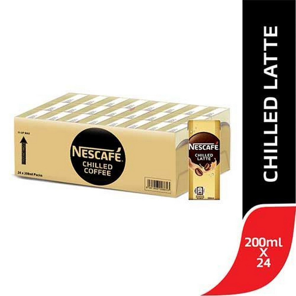 NESCAFE COFFEE CHILLED LATTE LIQUID 200 ML-CARTON