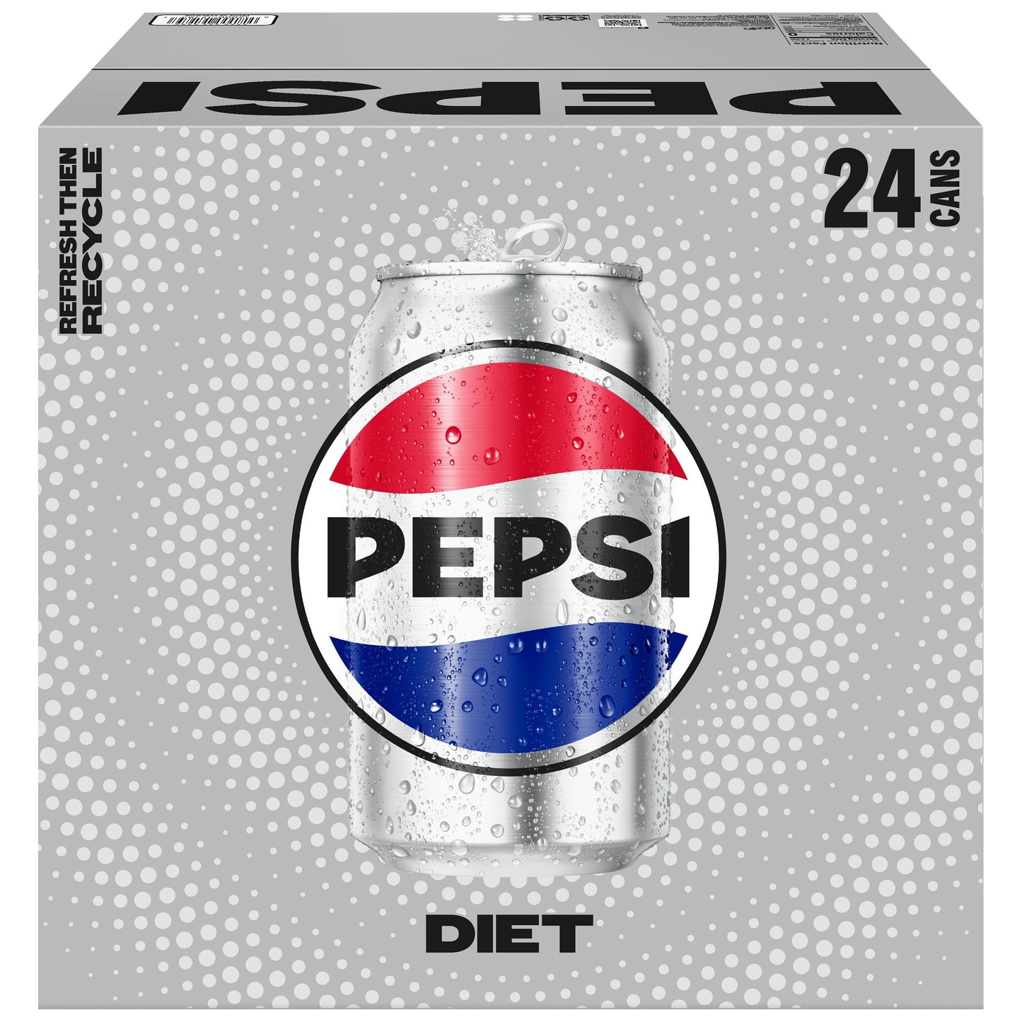 Diet Pepsi Soda Pop, 12 fl oz, 24 Pack Cans