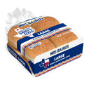 Mrs Baird's Large Seeded Hamburger Buns, 8 count, 18.25 oz