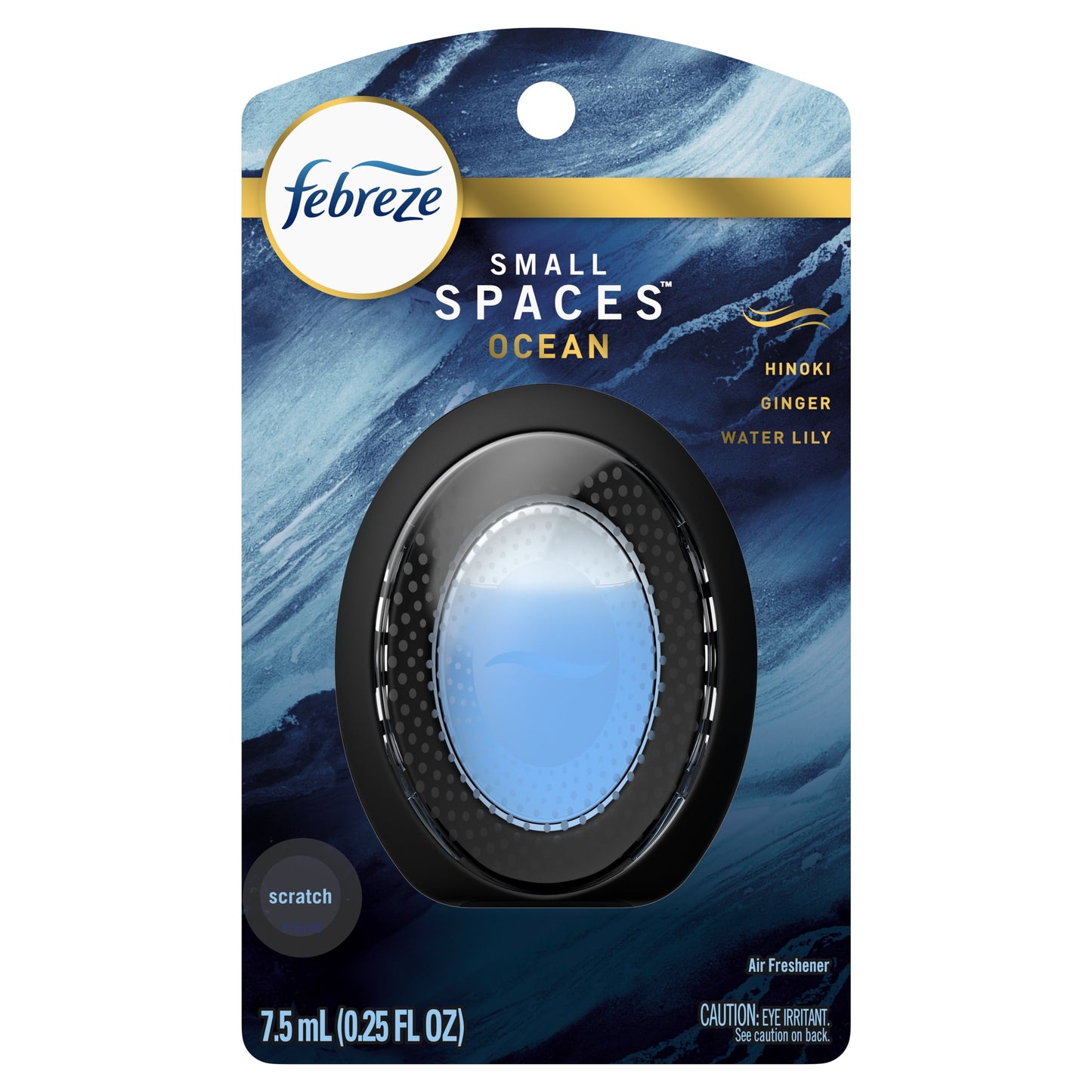 Febreze Odor Fighter Small Spaces Air Freshener Ocean, .25 fl. oz.