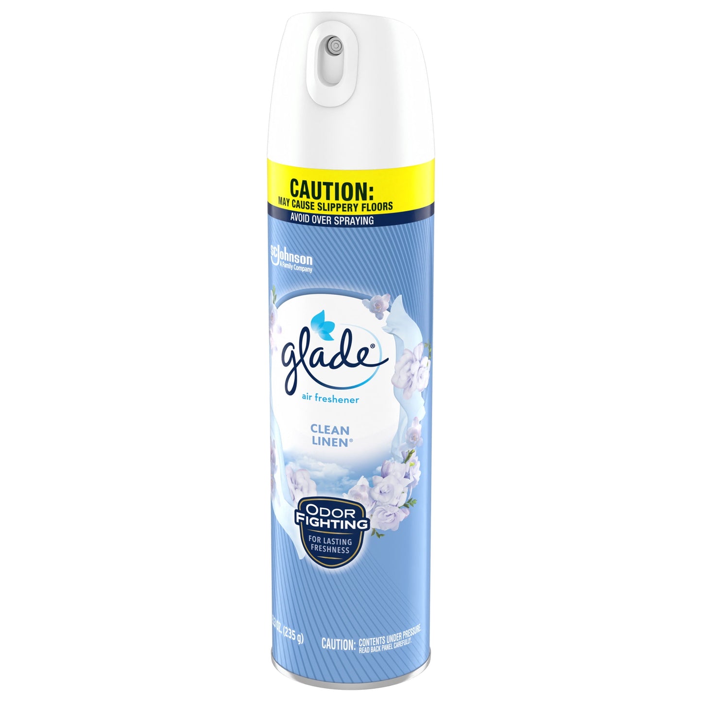 Glade Aerosol Spray, Air Freshener for Home, Clean Linen Scent, Fragrance Infused with Essential Oils, Invigorating and Refreshing, with 100% Natural Propellent, 8.3 oz