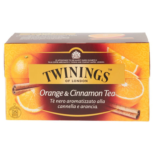 TWININGS TEA ORANGE & CINNAMON 25X2 50 GM